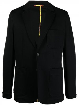 Однобортный пиджак Versace. Цвет: черный