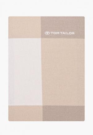 Постельное белье 1,5-спальное Tom Tailor. Цвет: бежевый