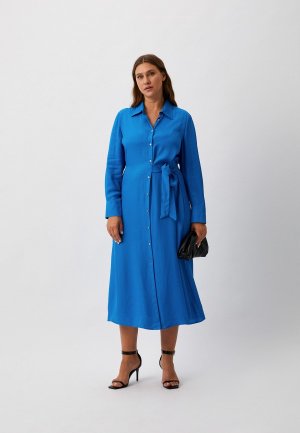 Платье Elena Miro. Цвет: голубой