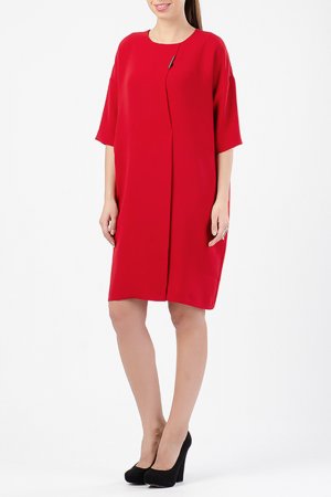 Платье TUZUN. Цвет: красный