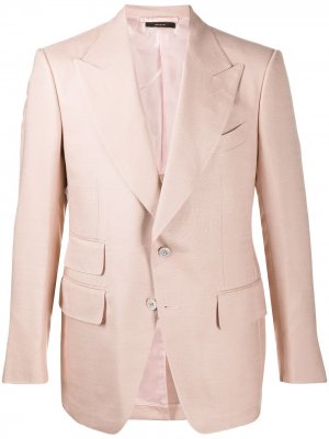 Пиджак с заостренными лацканами TOM FORD. Цвет: розовый