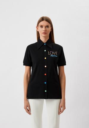Рубашка Love Moschino. Цвет: черный