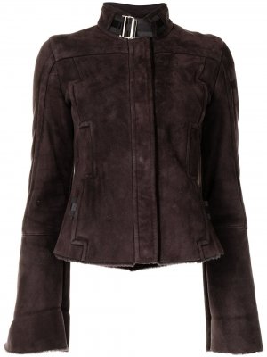 Куртка с пряжкой на воротнике Gucci Pre-Owned. Цвет: красный