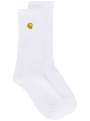 Носки с вышитым логотипом Carhartt WIP. Цвет: белый