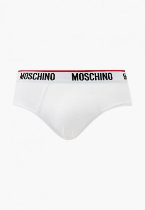 Трусы 2 шт. Moschino Underwear. Цвет: белый