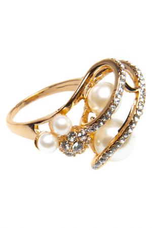 Кольцо Luisa Vannini Jewelry. Цвет: white, silver and gold