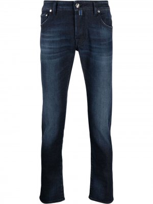 Узкие джинсы средней посадки Jacob Cohen. Цвет: синий