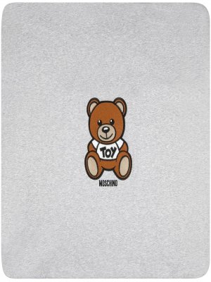 Одеяло Teddy Bear Moschino Kids. Цвет: серый