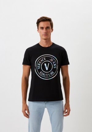 Футболка Versace Jeans Couture. Цвет: черный