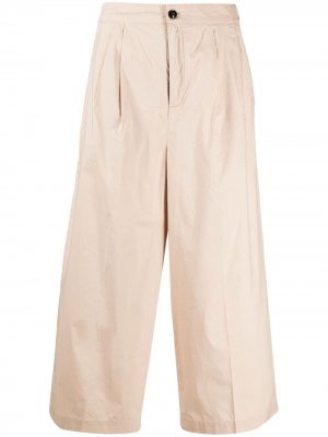Укороченные брюки с эластичным поясом Woolrich. Цвет: нейтральные цвета