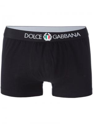 Классические трусы-боксеры Dolce & Gabbana. Цвет: черный