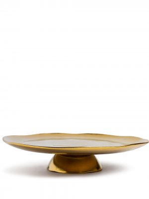 Подставка для торта La Tavola Scomposta Bitossi Home. Цвет: золотистый