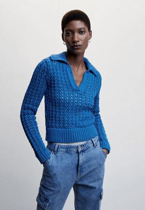 Пуловер Mango. Цвет: синий