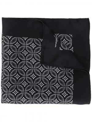 Платок с геометричным принтом Dolce & Gabbana. Цвет: черный