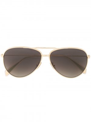 Солнцезащитные очки-авиаторы Celine Eyewear. Цвет: золотистый