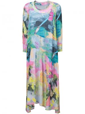 Brushstroke print dress Tsumori Chisato. Цвет: многоцветный