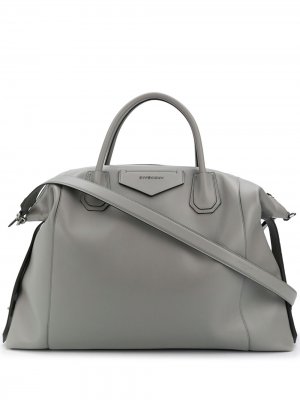Большая сумка-тоут Antigona Givenchy. Цвет: серый