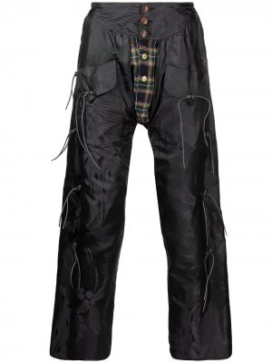 Многослойные брюки Optimum Chaps Vivienne Westwood. Цвет: черный