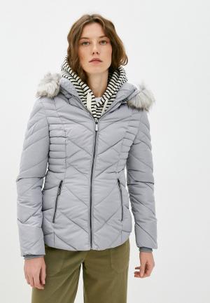 Куртка утепленная B.Style. Цвет: серый