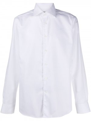 Рубашка на пуговицах Corneliani. Цвет: белый