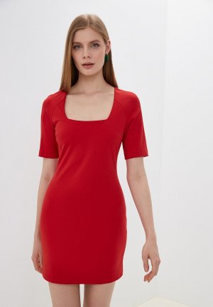 Платье Silvian Heach. Цвет: красный