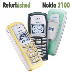 Восстановленный оригинальный мобильный телефон  2100 GSM 900/1800 Nokia