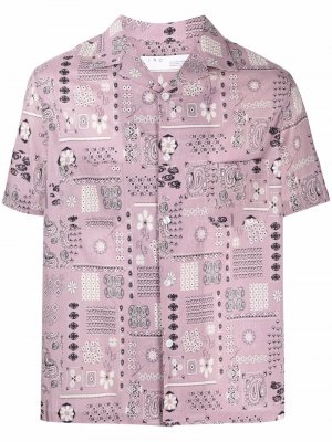 Рубашка с принтом пейсли IRO. Цвет: розовый