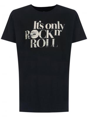 Its only rock n roll T-shirt Osklen. Цвет: чёрный