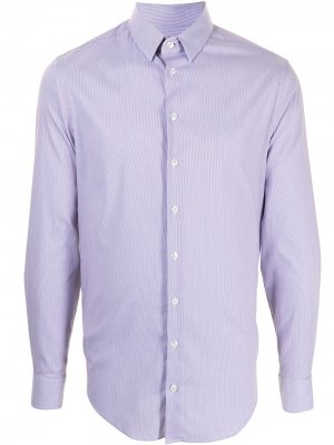 Рубашка в полоску Giorgio Armani. Цвет: фиолетовый