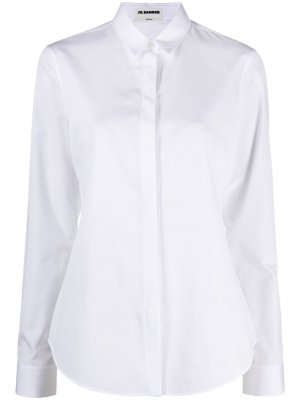 Блузка на пуговицах Jil Sander. Цвет: белый