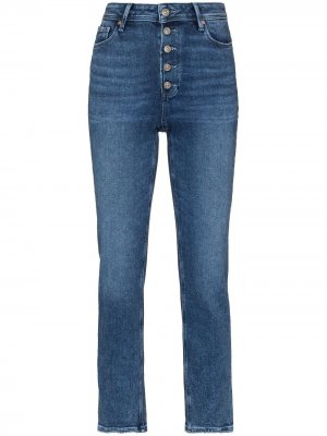 Укороченные джинсы скинни Cindy PAIGE. Цвет: синий