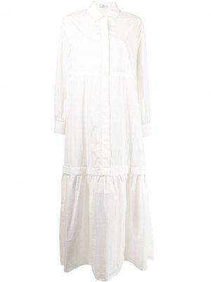 Платье-рубашка с заниженной талией Co. Цвет: белый