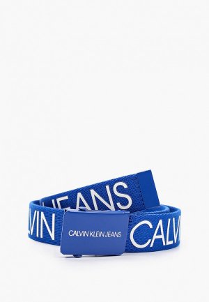 Ремень Calvin Klein Jeans. Цвет: синий