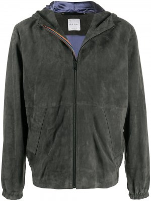 Куртка с капюшоном PAUL SMITH. Цвет: серый
