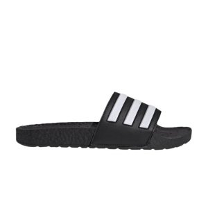 Adilette Boost Slides Мужские кроссовки в черно-белую полоску Core-Black Cloud-White FY8154 Adidas