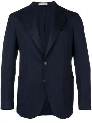 Single-breasted suit jacket 0909. Цвет: синий