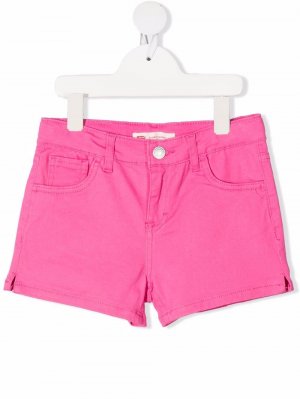 Levis Kids джинсовые шорты с завышенной талией Levi's. Цвет: розовый