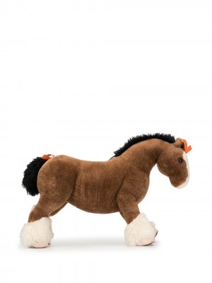 Плюшевая игрушка Hermy Baby Horse в виде лошади Hermès. Цвет: коричневый