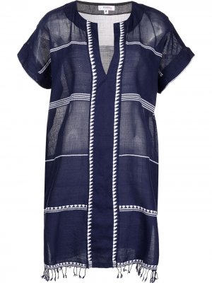 Платье-кафтан Neela lemlem. Цвет: синий