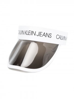 Козырек с логотипом Calvin Klein Kids. Цвет: черный