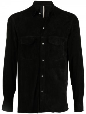 Куртка-рубашка с длинными рукавами Low Brand. Цвет: черный
