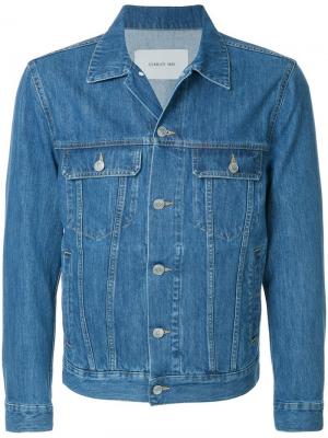 Классическая джинсовая куртка Cerruti 1881. Цвет: синий