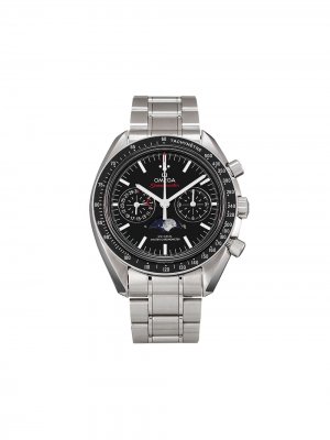 Наручные часы Speedmaster Moonwatch Co-Axial Master Chronometer Moonphase Chronograph pre-owned 44.25 мм 2020-го года Omega. Цвет: черный