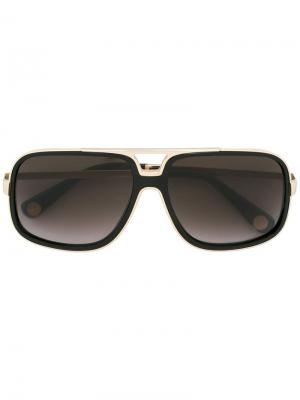 Солнцезащитные очки в квадратной оправе Marc Jacobs. Цвет: чёрный