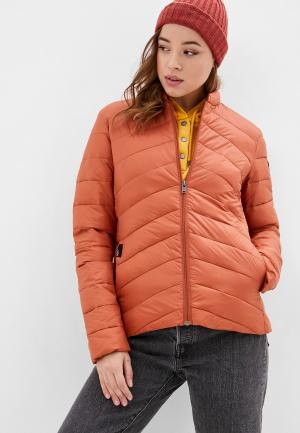Куртка утепленная Roxy. Цвет: оранжевый