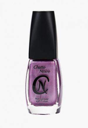 Лак для ногтей Chatte Noire. Цвет: фиолетовый