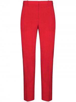 Укороченные брюки кроя слим Givenchy. Цвет: красный