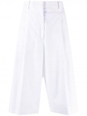 Укороченные брюки с завышенной талией Nº21. Цвет: белый