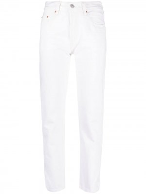 Levis прямые джинсы средней посадки Levi's. Цвет: белый