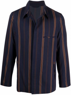Striped lightweight jacket PAUL SMITH. Цвет: синий